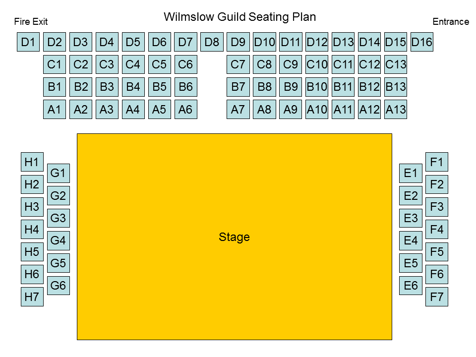 Guild Theatre Seating Layout